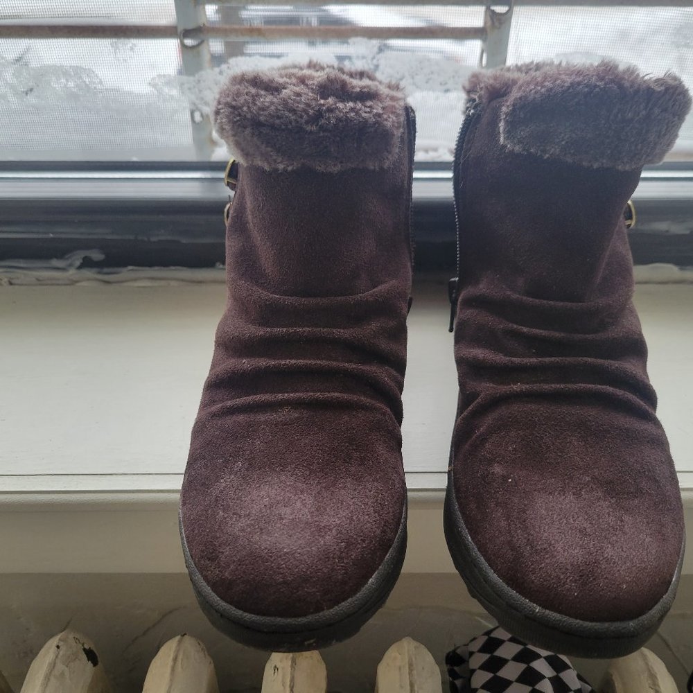 Warm winter booties